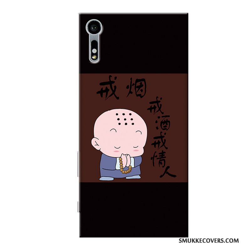 Etui Sony Xperia Xz Blød Telefonmønster, Cover Sony Xperia Xz Cartoon Hvid Tilpas