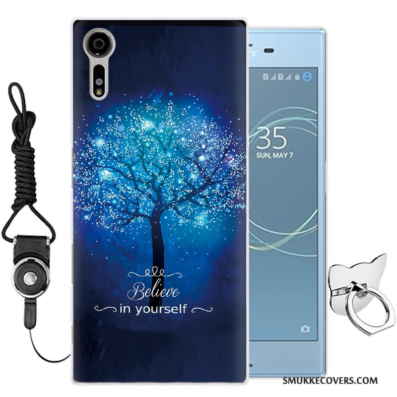 Etui Sony Xperia Xz Cartoon Grøn Telefon, Cover Sony Xperia Xz Silikone