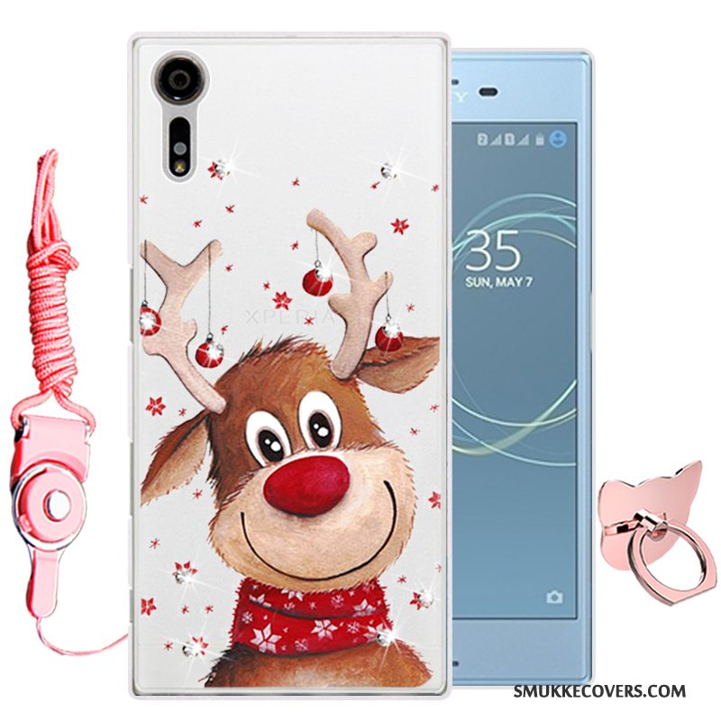 Etui Sony Xperia Xz Cartoon Grøn Telefon, Cover Sony Xperia Xz Silikone