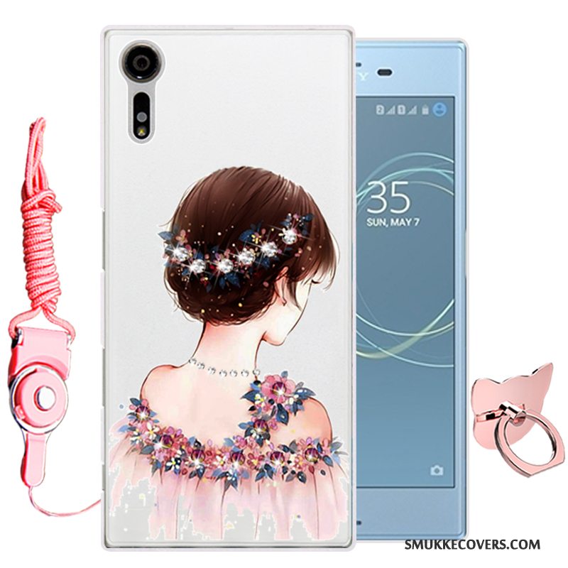 Etui Sony Xperia Xz Cartoon Grøn Telefon, Cover Sony Xperia Xz Silikone