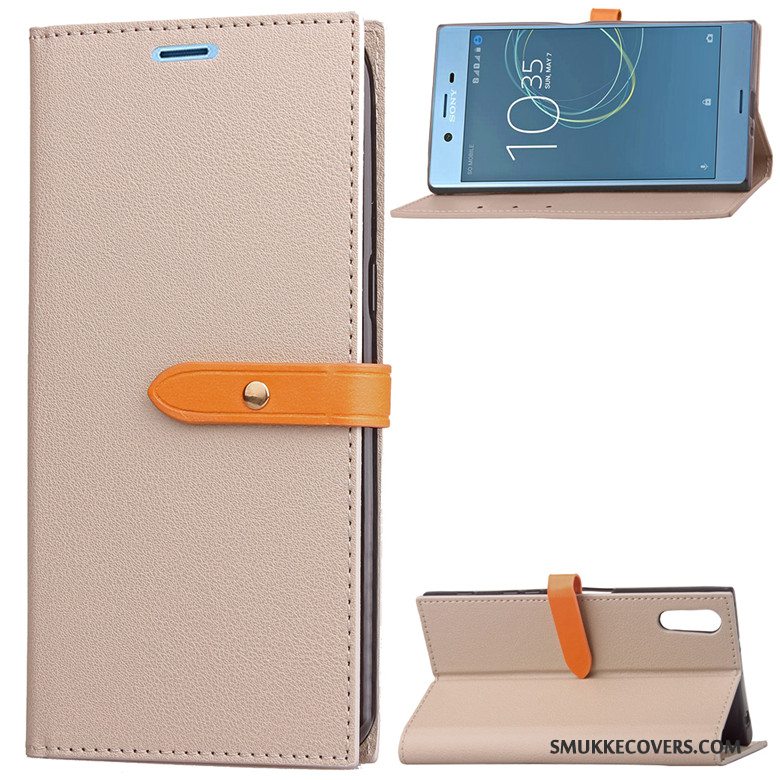 Etui Sony Xperia Xz Læder Business Telefon, Cover Sony Xperia Xz Tasker Sort