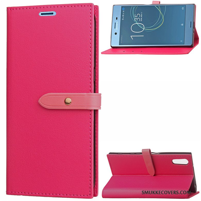 Etui Sony Xperia Xz Læder Business Telefon, Cover Sony Xperia Xz Tasker Sort