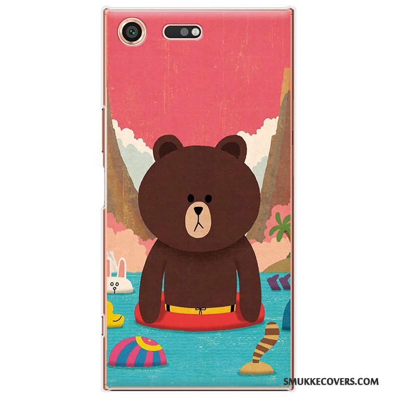 Etui Sony Xperia Xz Premium Cartoon Smuk Grøn, Cover Sony Xperia Xz Premium Beskyttelse Telefon