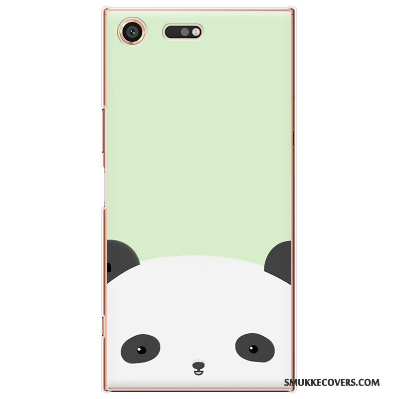 Etui Sony Xperia Xz Premium Cartoon Smuk Grøn, Cover Sony Xperia Xz Premium Beskyttelse Telefon