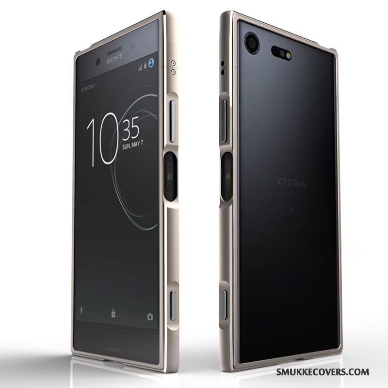 Etui Sony Xperia Xz Premium Metal Ramme Anti-fald, Cover Sony Xperia Xz Premium Beskyttelse Telefontrend