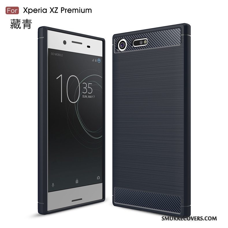 Etui Sony Xperia Xz Premium Silikone Telefonlyse, Cover Sony Xperia Xz Premium Tasker Mønster Silke