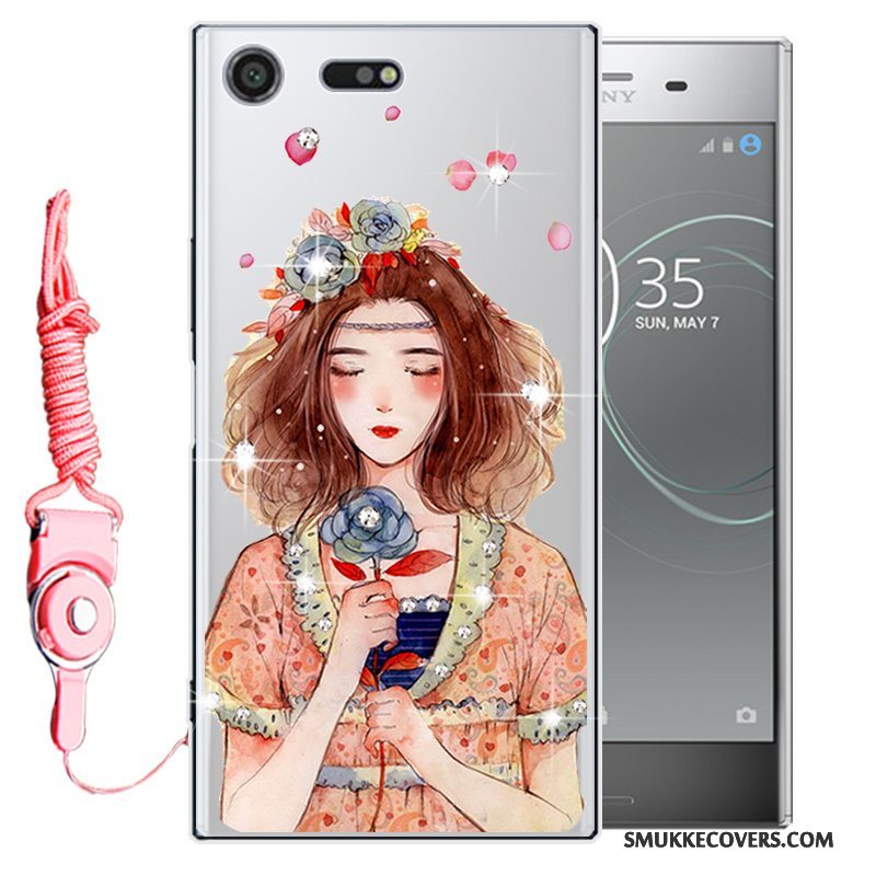 Etui Sony Xperia Xz Premium Strass Telefon, Cover Sony Xperia Xz Premium Beskyttelse