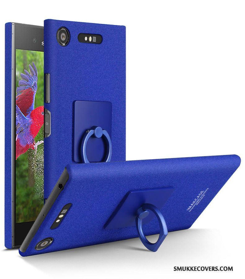 Etui Sony Xperia Xz1 Beskyttelse Hård Tynd, Cover Sony Xperia Xz1 Sort Telefon