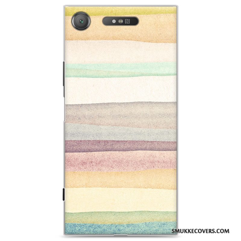 Etui Sony Xperia Xz1 Cartoon Rød Hård, Cover Sony Xperia Xz1 Kreativ Af Personlighed Telefon