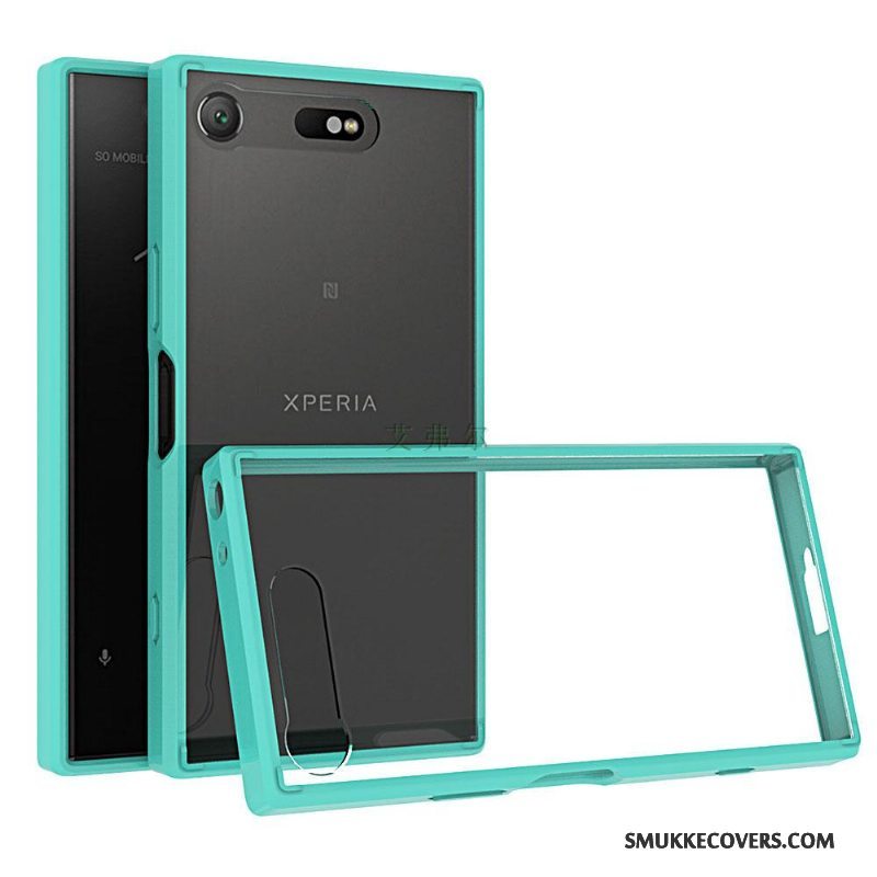 Etui Sony Xperia Xz1 Compact Beskyttelse Gennemsigtig Telefon, Cover Sony Xperia Xz1 Compact Lyserød