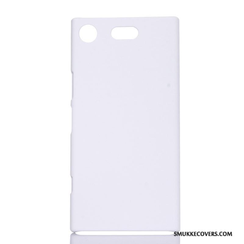 Etui Sony Xperia Xz1 Compact Beskyttelse Hård Nubuck, Cover Sony Xperia Xz1 Compact Blå Telefon