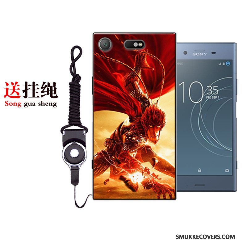 Etui Sony Xperia Xz1 Compact Beskyttelse Trend Telefon, Cover Sony Xperia Xz1 Compact Blød Af Personlighed Rød