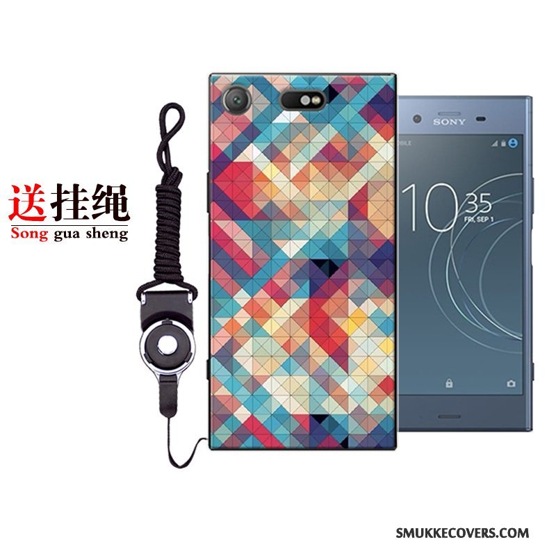 Etui Sony Xperia Xz1 Compact Beskyttelse Trend Telefon, Cover Sony Xperia Xz1 Compact Blød Af Personlighed Rød