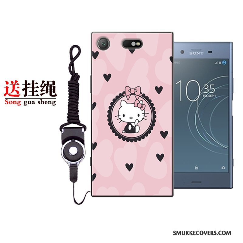 Etui Sony Xperia Xz1 Compact Beskyttelse Trend Telefon, Cover Sony Xperia Xz1 Compact Blød Af Personlighed Rød