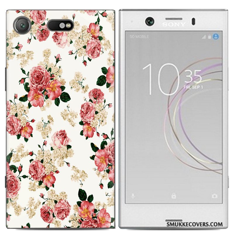 Etui Sony Xperia Xz1 Compact Farve Telefonanti-fald, Cover Sony Xperia Xz1 Compact Kreativ Trend Af Personlighed