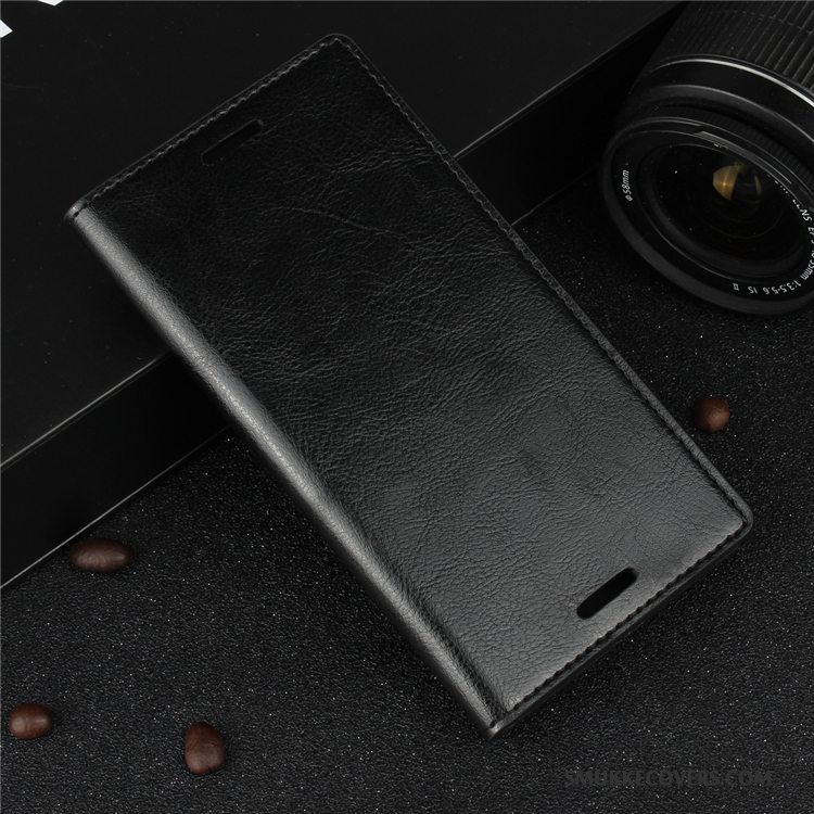 Etui Sony Xperia Xz1 Folio Telefonbusiness, Cover Sony Xperia Xz1 Læder Rød