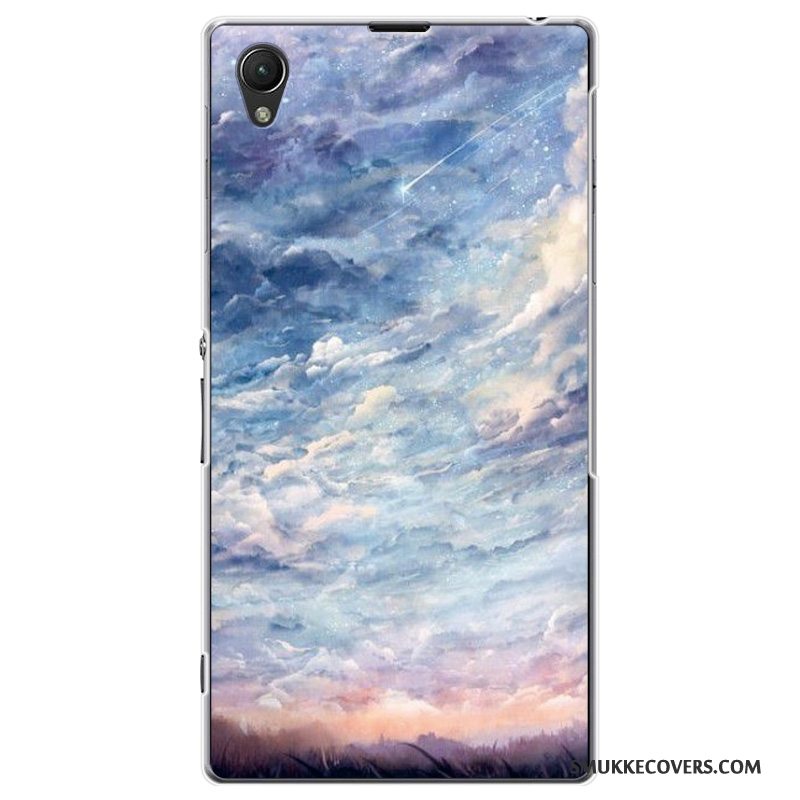 Etui Sony Xperia Z1 Beskyttelse Lilla Telefon, Cover Sony Xperia Z1 Lyse