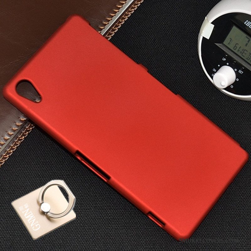 Etui Sony Xperia Z1 Beskyttelse Telefonnubuck, Cover Sony Xperia Z1 Hård Blå