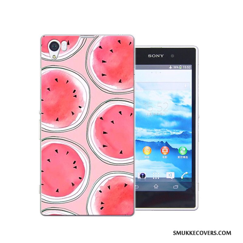 Etui Sony Xperia Z1 Cartoon Anti-fald Hård, Cover Sony Xperia Z1 Farve Telefon