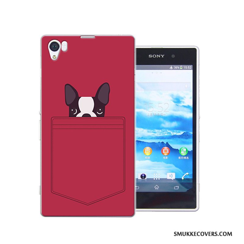 Etui Sony Xperia Z1 Cartoon Anti-fald Hård, Cover Sony Xperia Z1 Farve Telefon