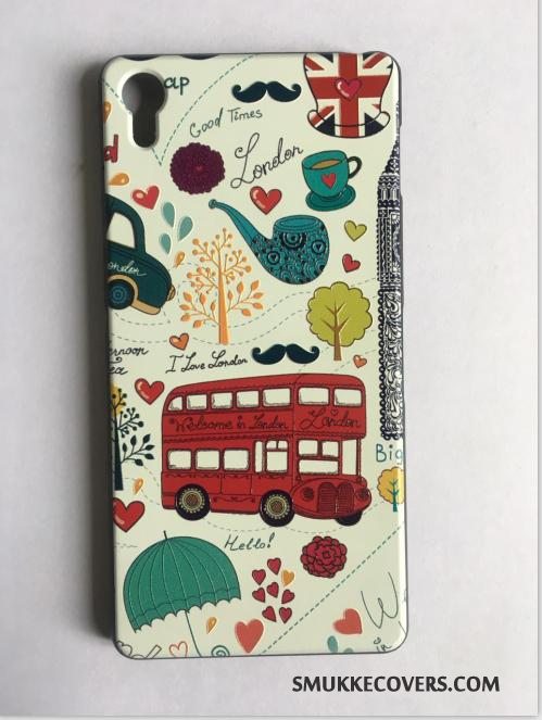 Etui Sony Xperia Z2 Beskyttelse Tynd Telefon, Cover Sony Xperia Z2 Cartoon Nubuck Sort