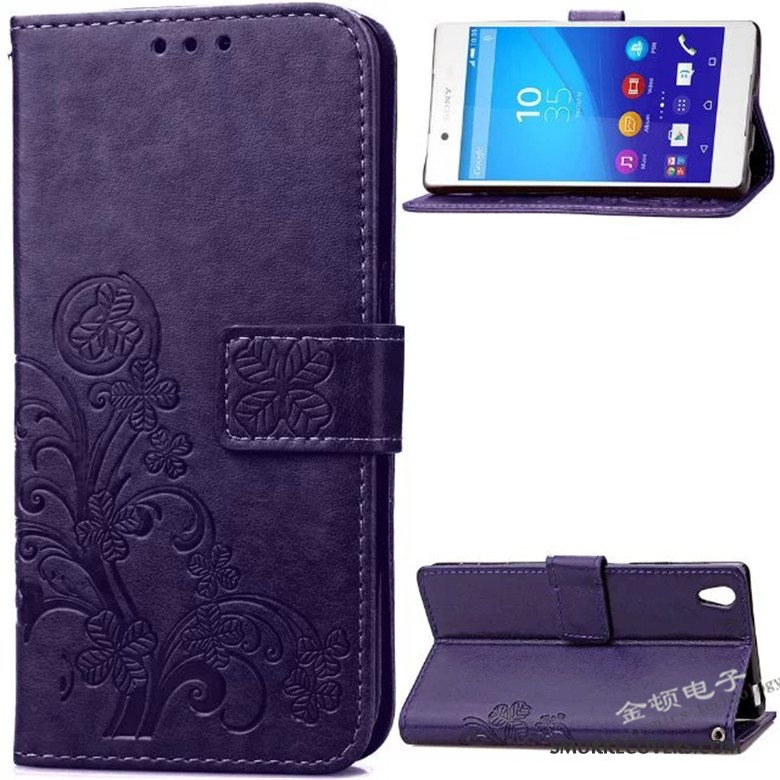 Etui Sony Xperia Z3+ Blød Rød Telefon, Cover Sony Xperia Z3+ Læder