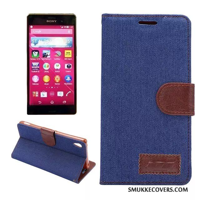 Etui Sony Xperia Z3+ Læder Telefonklud, Cover Sony Xperia Z3+ Farve Mønster