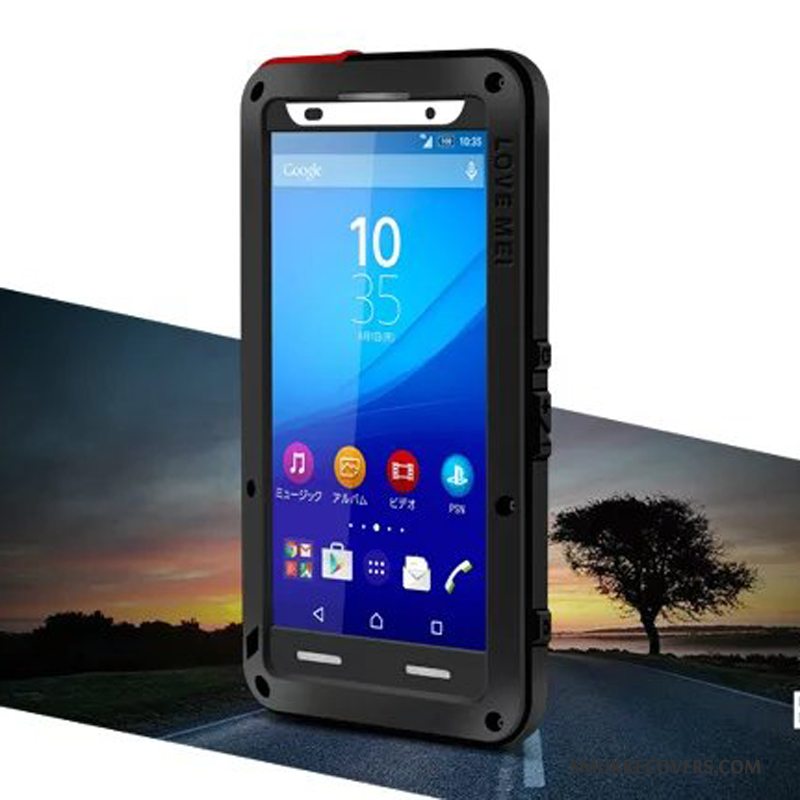 Etui Sony Xperia Z3+ Tasker Anti-fald Gul, Cover Sony Xperia Z3+ Blød Bagdæksel Telefon