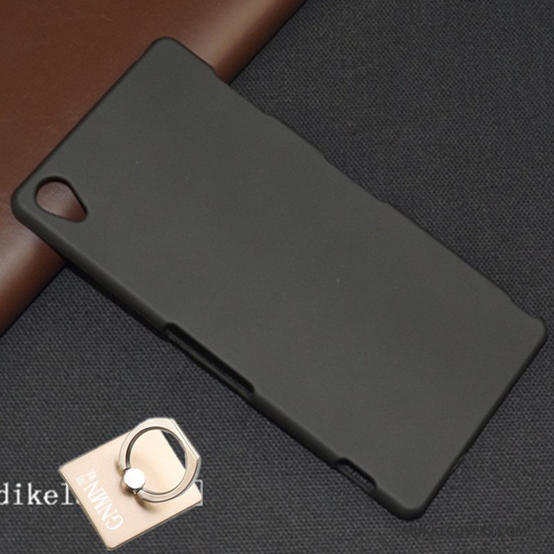Etui Sony Xperia Z5 Beskyttelse Telefonhård, Cover Sony Xperia Z5 Rød Nubuck