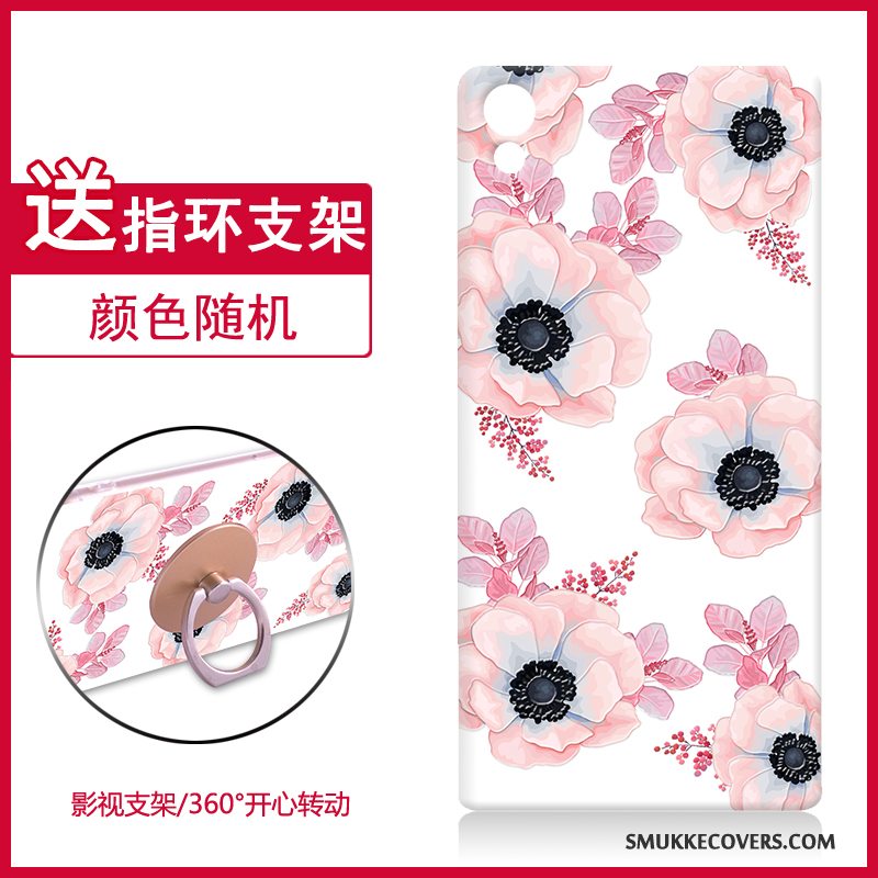 Etui Sony Xperia Z5 Blød Lyserød Trend, Cover Sony Xperia Z5 Silikone Hård Telefon