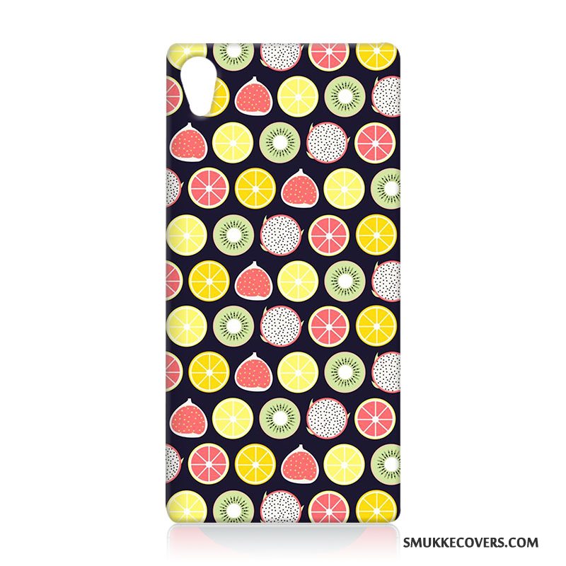 Etui Sony Xperia Z5 Farve Hård Telefon, Cover Sony Xperia Z5 Blød Anti-fald