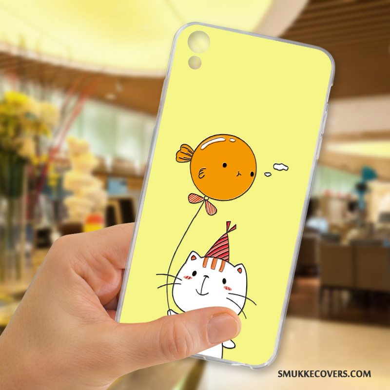 Etui Sony Xperia Z5 Relief Lyseblå Anti-fald, Cover Sony Xperia Z5 Cartoon Smuk Telefon