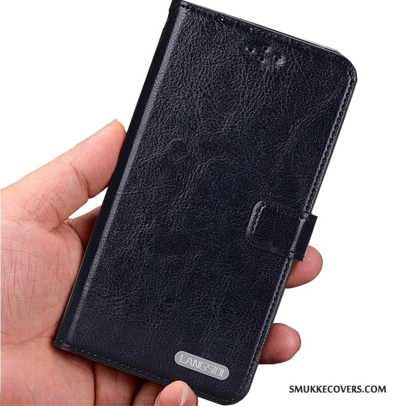 Etui Sony Xperia Z5 Silikone Mørkeblå Simple, Cover Sony Xperia Z5 Læder Telefon
