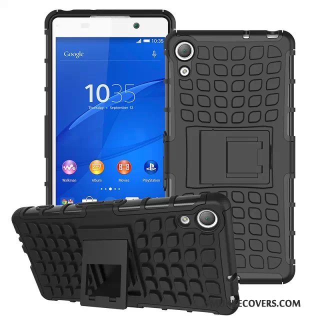 Etui Sony Xperia Z5 Support Anti-fald Blå, Cover Sony Xperia Z5 Beskyttelse