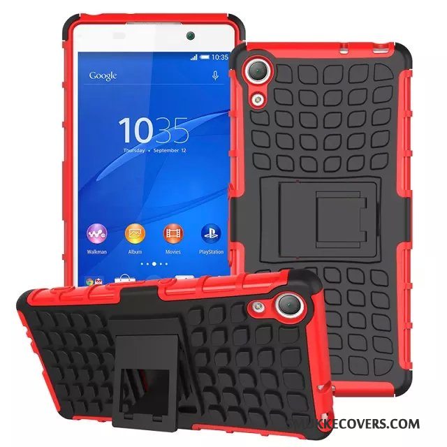 Etui Sony Xperia Z5 Support Anti-fald Blå, Cover Sony Xperia Z5 Beskyttelse