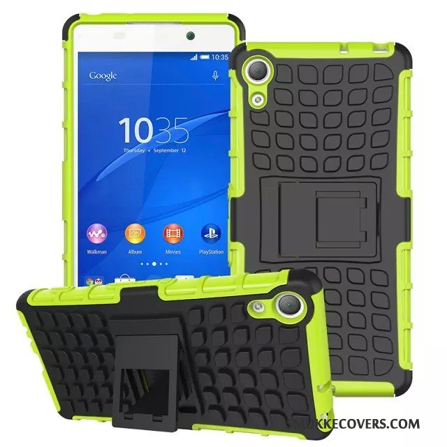 Etui Sony Xperia Z5 Support Anti-fald Blå, Cover Sony Xperia Z5 Beskyttelse