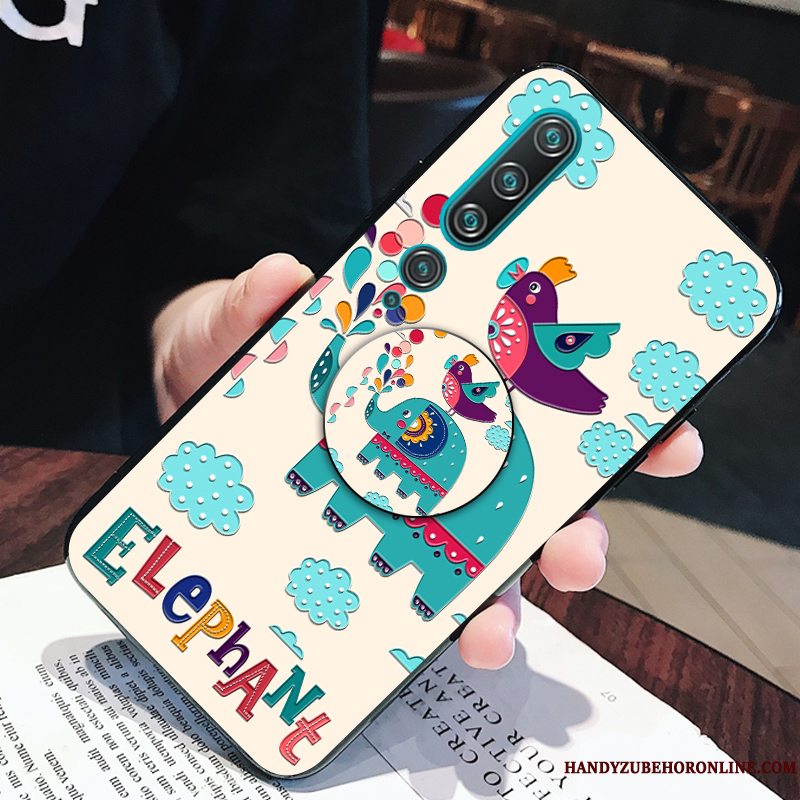 Etui Xiaomi Mi 10 Beskyttelse Gasbag Håndmalet, Cover Xiaomi Mi 10 Cartoon Telefonfrisk