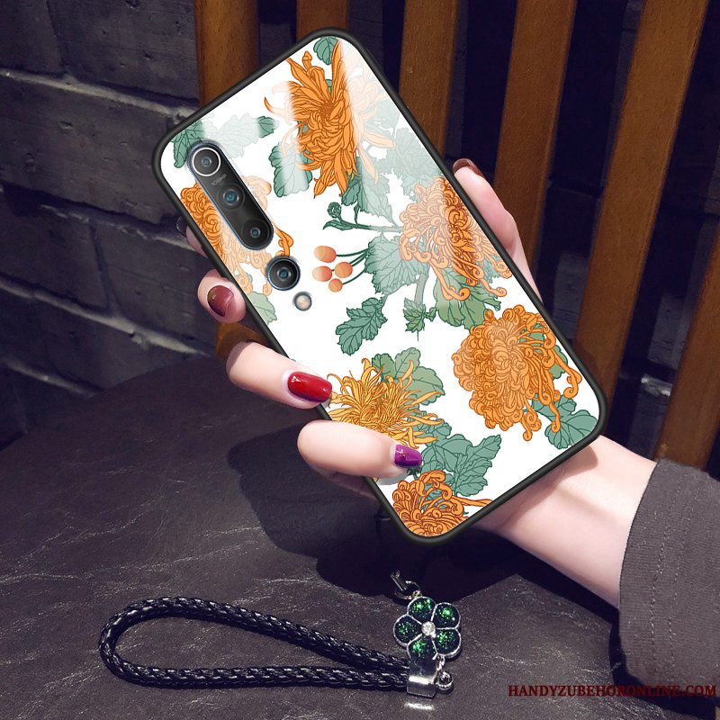 Etui Xiaomi Mi 10 Beskyttelse Telefonalmindelig Solsikke, Cover Xiaomi Mi 10 Vintage Anti-fald Kunst