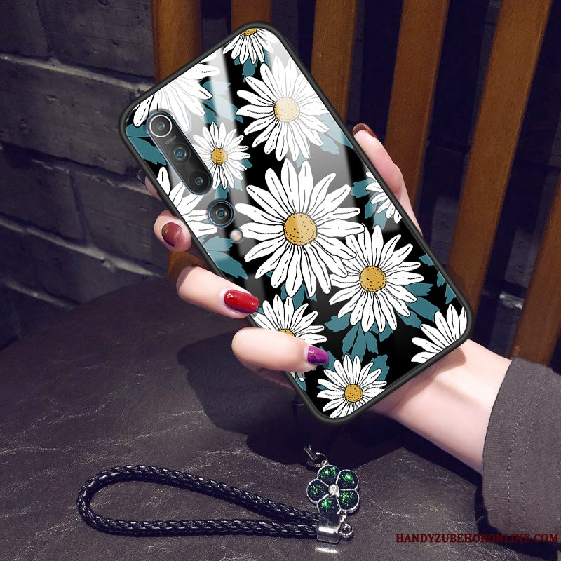 Etui Xiaomi Mi 10 Beskyttelse Telefonalmindelig Solsikke, Cover Xiaomi Mi 10 Vintage Anti-fald Kunst