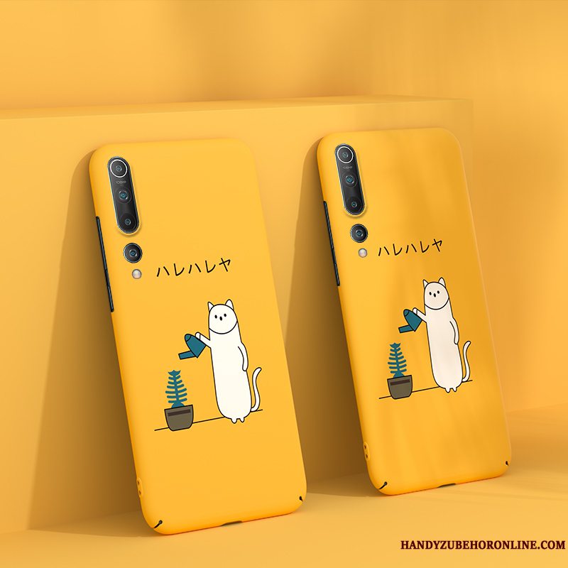 Etui Xiaomi Mi 10 Cartoon Tynd Anti-fald, Cover Xiaomi Mi 10 Kreativ Lille Sektion Hård