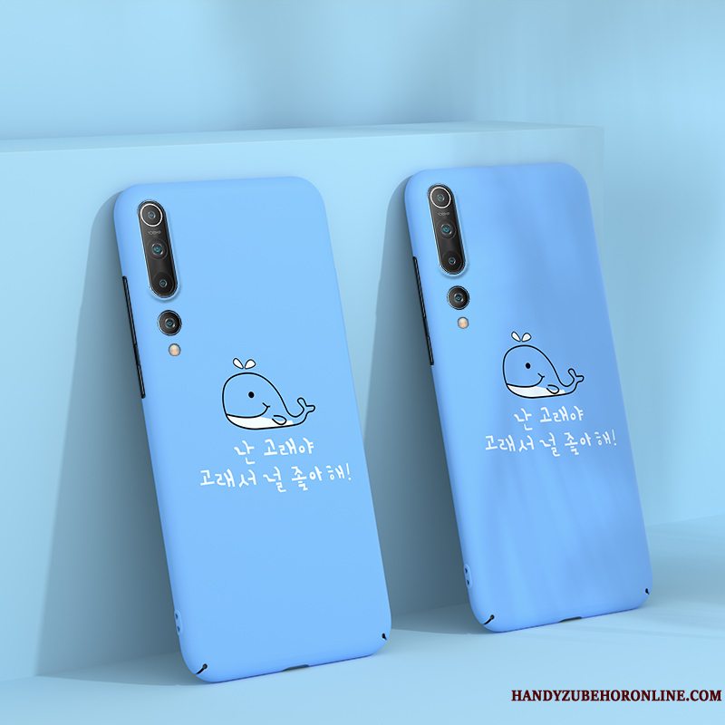 Etui Xiaomi Mi 10 Cartoon Tynd Anti-fald, Cover Xiaomi Mi 10 Kreativ Lille Sektion Hård