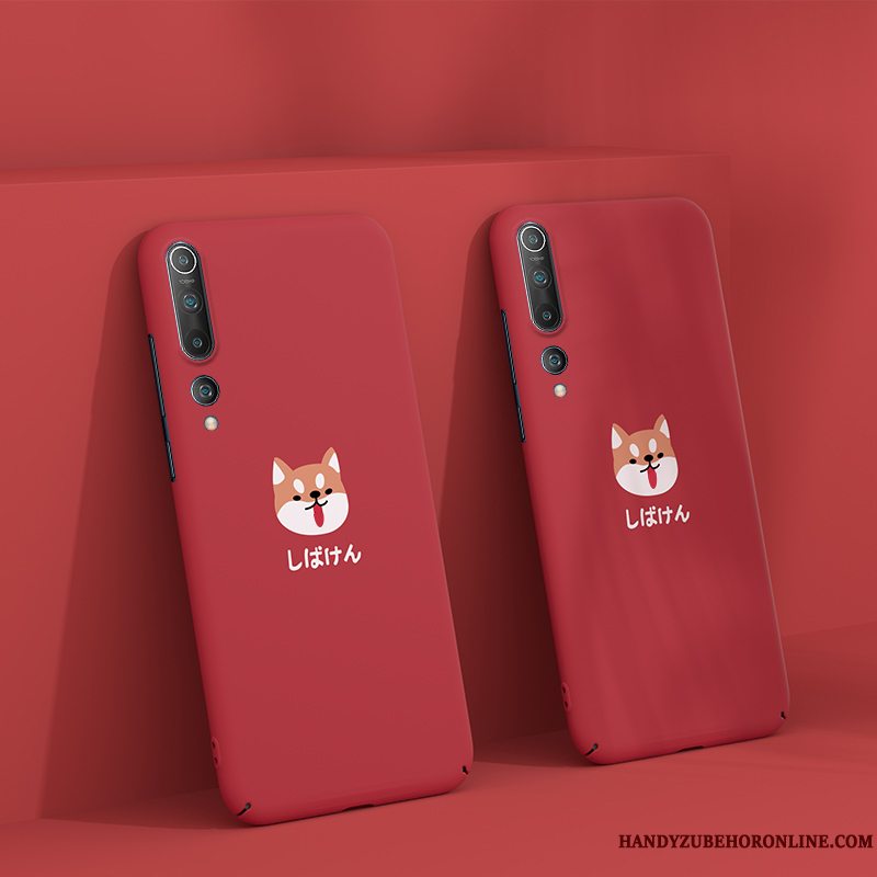 Etui Xiaomi Mi 10 Cartoon Tynd Anti-fald, Cover Xiaomi Mi 10 Kreativ Lille Sektion Hård