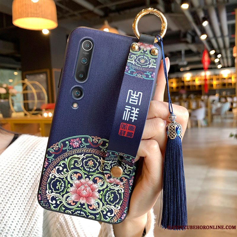 Etui Xiaomi Mi 10 Kreativ Telefonrød, Cover Xiaomi Mi 10 Lille Sektion Tassel