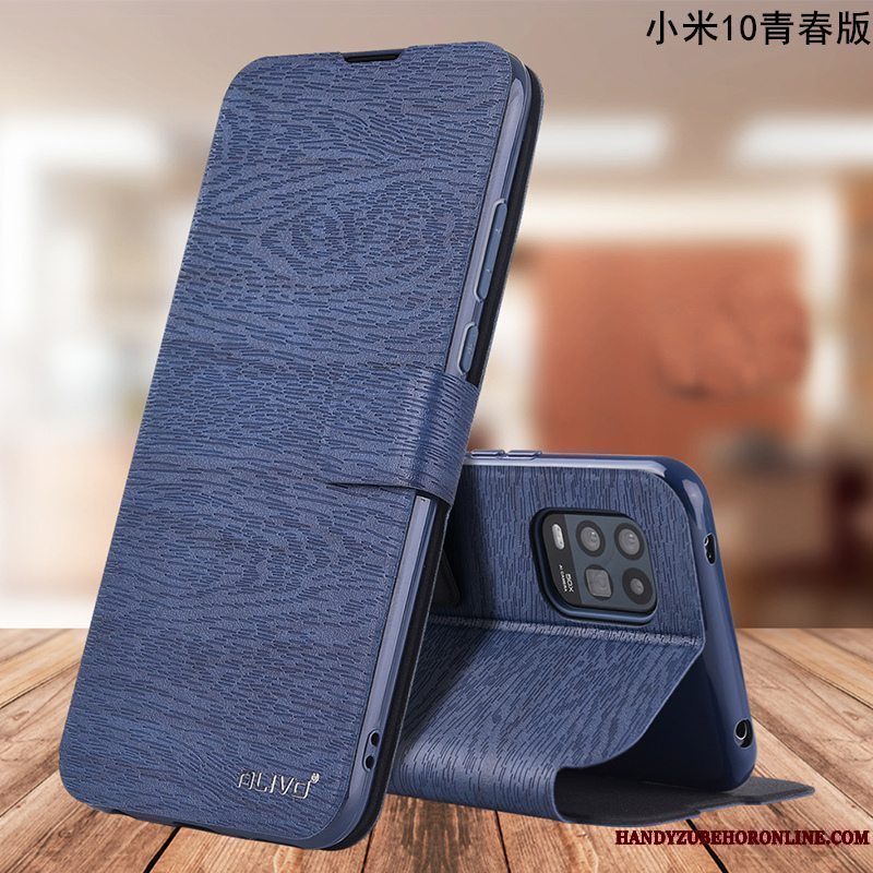 Etui Xiaomi Mi 10 Lite Tasker Anti-fald Lille Sektion, Cover Xiaomi Mi 10 Lite Blød Rød Ungdom