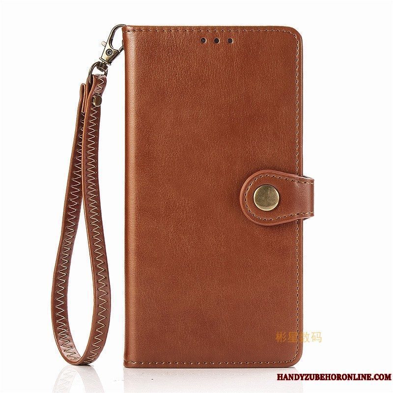 Etui Xiaomi Mi 10 Lite Tasker Anti-fald Ungdom, Cover Xiaomi Mi 10 Lite Folio Blå Lille Sektion