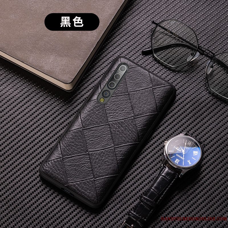 Etui Xiaomi Mi 10 Læder Simple High End, Cover Xiaomi Mi 10 Luksus Tynd Hård