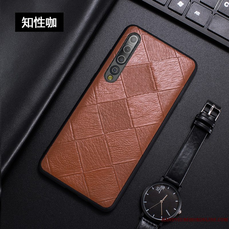 Etui Xiaomi Mi 10 Læder Simple High End, Cover Xiaomi Mi 10 Luksus Tynd Hård