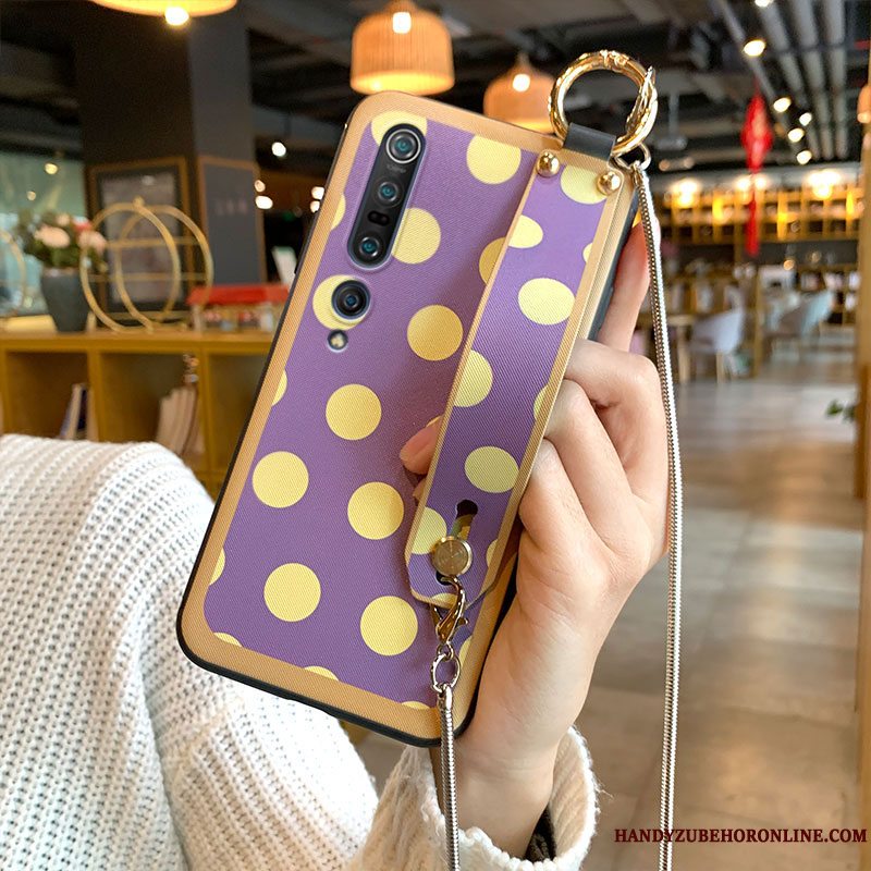 Etui Xiaomi Mi 10 Pro Blød Grøn Lille Sektion, Cover Xiaomi Mi 10 Pro Af Personlighed Rød