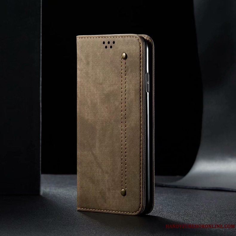 Etui Xiaomi Mi 10 Pro Folio Anti-fald Lille Sektion, Cover Xiaomi Mi 10 Pro Læder Simple Telefon