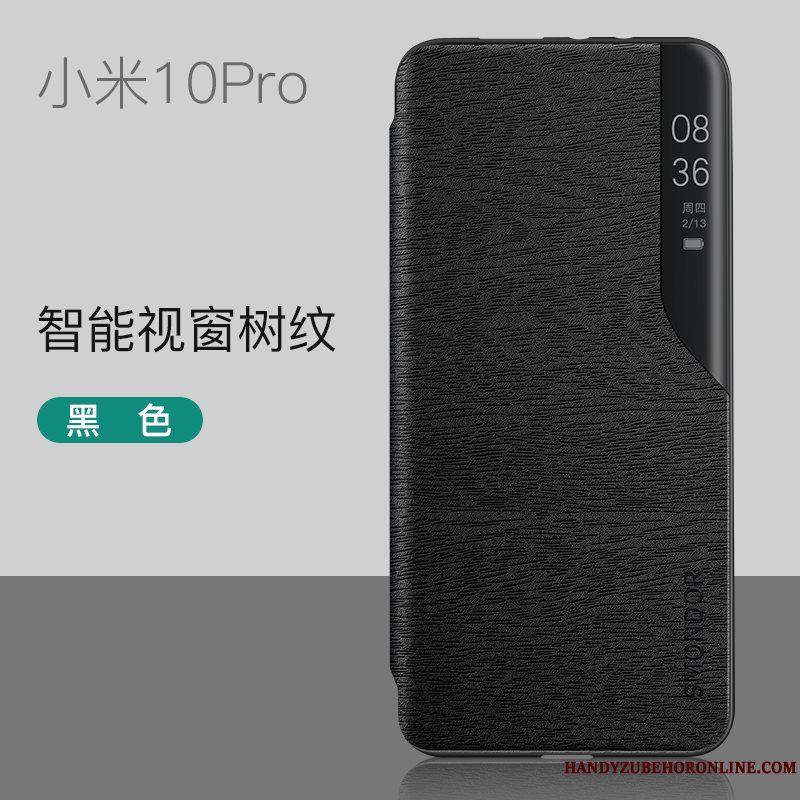 Etui Xiaomi Mi 10 Pro Folio Elskeren Gennemsigtig, Cover Xiaomi Mi 10 Pro Tasker Tilbehør Tynd